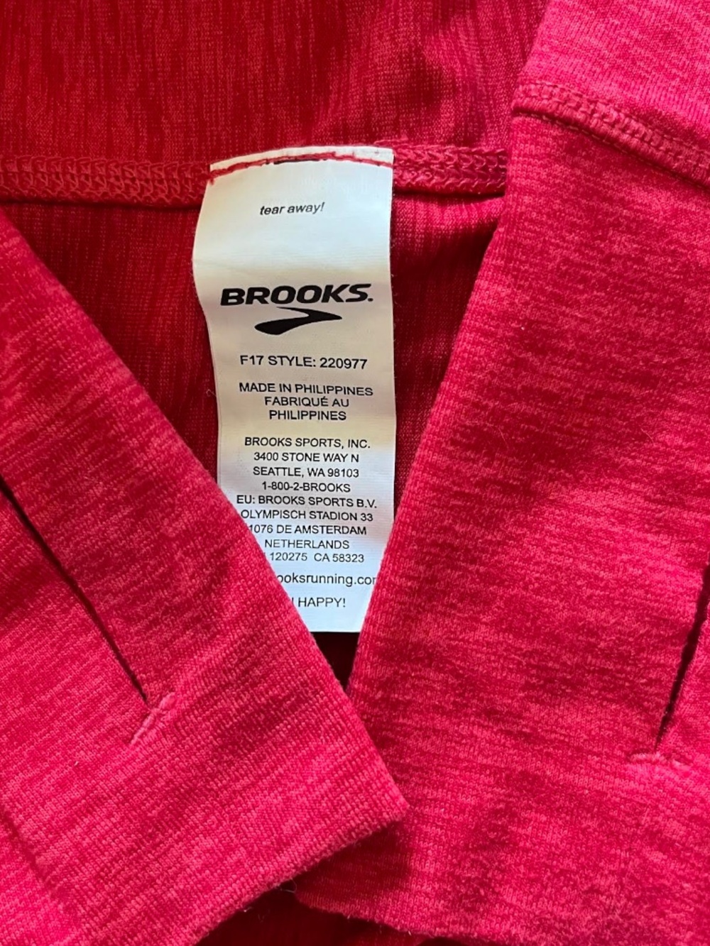 Brooks Dash 1/2 Zip Running Shirt Size M - Picture 4 of 4